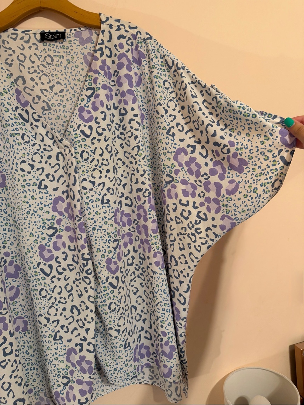 Multicolor Leopard Shift Top - Picture 3 of 6